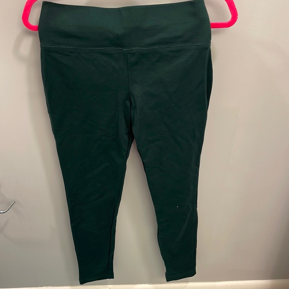 NWT INC Green Leggings size 4